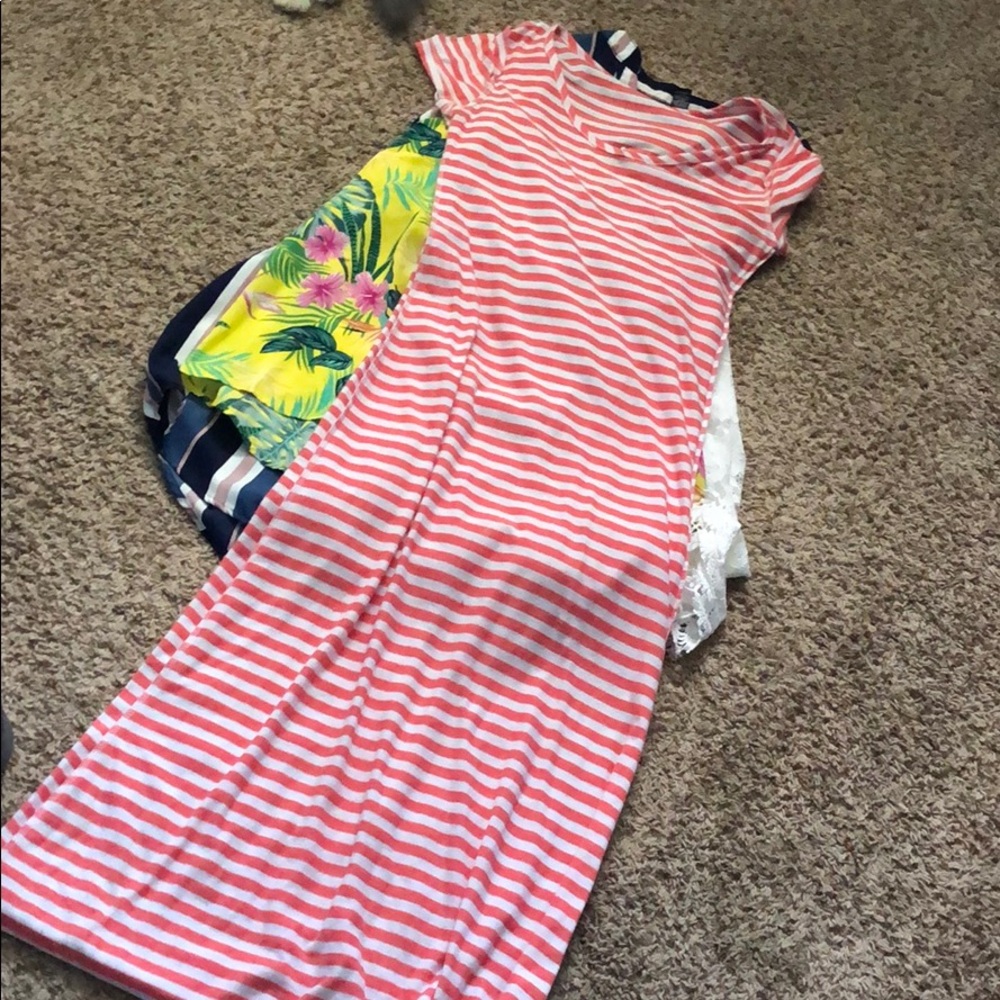 JUST LOVE Striped MAXI DRESS